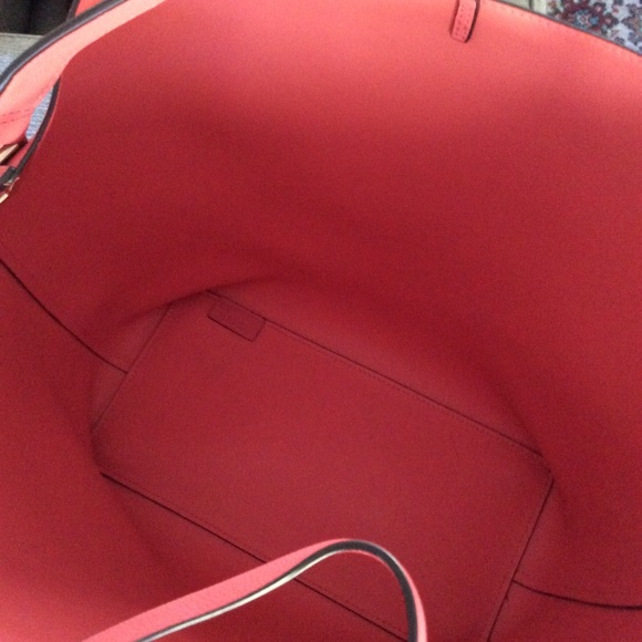 HENRI BENDEL CORAL LEATHER  HANDBAG 🍁🍂🌾 - Picture 5 of 6